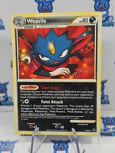 Weavile 25/90 Undaunted Pokemon LP - Picture 1 of 2