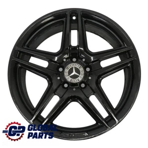 Mercedes W204 Llanta aleación AMG Negra 5 Radios Dobles 18" ET:50 8J A2044014102 - Imagen 1 de 12