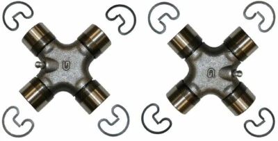 2 juntas universales del eje de transmisión delantero centro trasero 92 mm engrasables con anillos a presión Foto 1 de 2