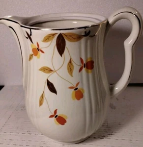 Vintage Hall Superior Coffee / Tea Pot Pitcher Autumn Leaf Jewel W/O LiD - Picture 1 of 14