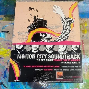MOTION CITY SOUNDTRACK Commit This To Memory Album Veröffentlichung Magazin Anzeige 2005 EMo - Bild 1 von 6