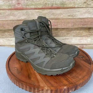 LOWA Boots Mens US 12 EU 46 Ranger Green Innox Pro GTX Mid TF Trail Gore Tex EUC - Picture 1 of 13
