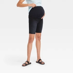 Bermuda Isabel Maternity di Ingrid Over Belly pantaloncini jeans premaman, taglia 6 - Foto 1 di 3