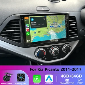 4-64G Wireless Carplay Car Head Unit Upgrade Kit for Kia Picanto 2011-2017 - Picture 1 of 18