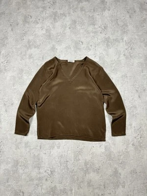 Vintage Yves Saint Laurent Rive Gauche Women’s V-Neck Long Sleeve - Image 1 of 4