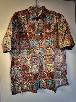 Мужская средний гавайский 🌺 Aloha короткий рукав - Kahala - новый с Ярлыками - Изображение 1 из 4