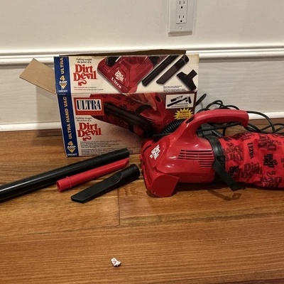 Aspiradora de mano con cable Dirt Devil Ultra probada 08230T 4 amperios roja EE. UU. - con caja Foto 1 de 4