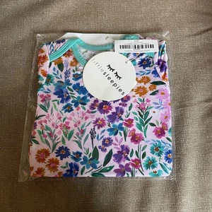 Little Sleepies Sweet Pea Floral Infant Gown Size Newborn NEW - Picture 1 of 3