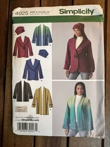 SIMPLICITY PATTERN 4025 TOPS SIZE XS-XL UNCUT FF - Picture 1 of 1