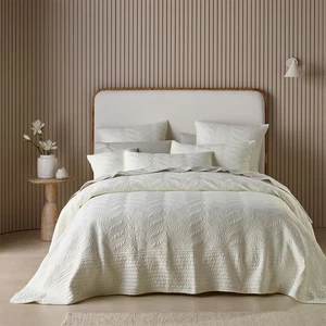 Kamala Cream Embossed Bedspread Set or Accessories by Bianca - Picture 1 of 12
