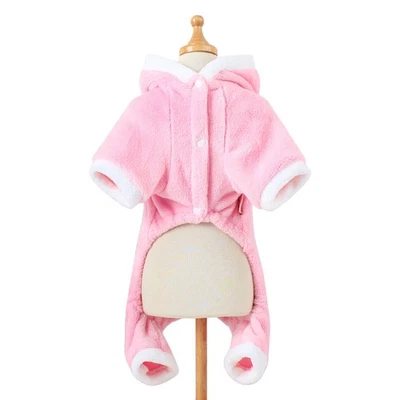  Funny Pet Dog Cat Clothes for Halloween Christmas Dress Up Cosplay Pink Pig - - Image 1 of 4