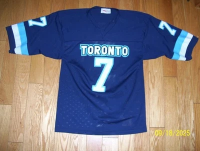 Vintage Toronto Argonauts Joe Thiesman CFL Jersey 1980's Size Small Made by Rave - Image 1 of 3