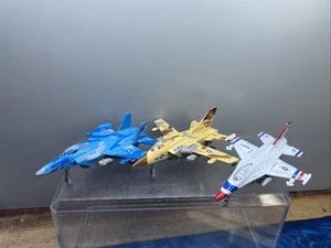 3 Stück F15 F168 F16 Air US Air Force Kampfjet Set Licht und Sound Druckguss Neu 5 Zoll - Bild 1 von 10