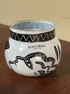 Kosta Boda signierte Mini Ulrica Hydman Vallien Caramba Vase Schweden - Bild 1 von 9