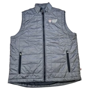 Harvard Kennedy School Vest Mens Medium Quilted Charles River PrimaLoft 9535 - Picture 1 of 14