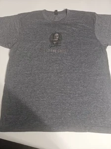 Jim Beam Jacob’s Ghost White Whiskey T-Shirt Toast the Ghost Promo Gray XL Tulte - Picture 1 of 5