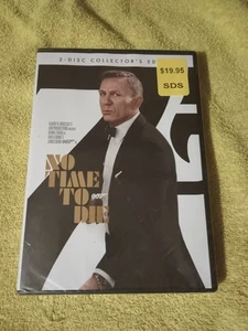 NO TIME TO DIE 007 Bond 2-Disc Collectors Edition DVD Set (SEALED) - Picture 1 of 2