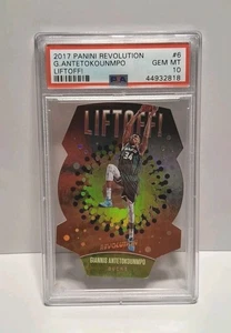 2017-18 Panini Revolution Liftoff! Impact Giannis Antetokounmpo #6 PSA 10 GEM MT - Bild 1 von 4