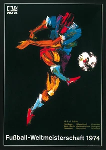 1974 Germany World Cup Official Repro POSTER - Picture 1 of 1