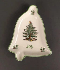 Spode CHRISTMAS TREE "Joy" Glocke Schmuck Süßigkeiten Tablett Neu in Box - Neu im Karton - Bild 1 von 5
