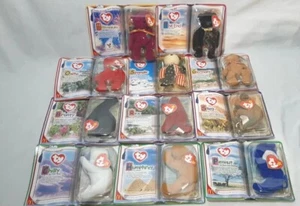 2000 McDonalds Ty Teenie Beanies Babies Rare Complete Set of 11 (New in boxes) - Picture 1 of 3