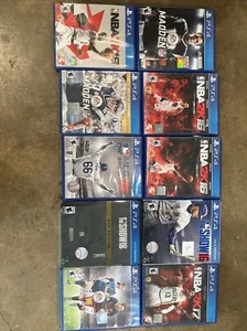 LOT OF 9 PS4 games - sports, madden, nba, mlb, FIFA 16 - Picture 1 of 1