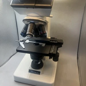 Seiler Microlux II Microscope With 4 SP -ACHRO Objectives - Picture 1 of 17