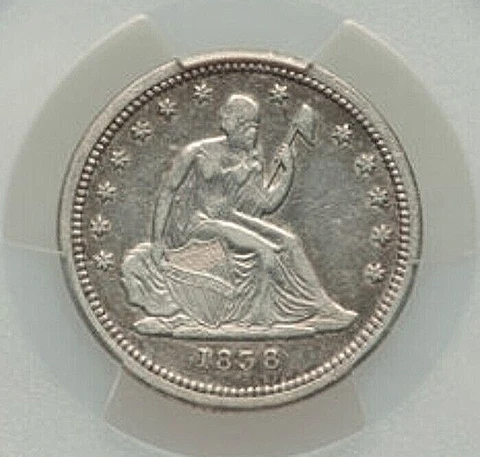 1838 *No Drapery* Seated QUARTER *PCGS XF* RARE-First Year of Issue *FAST SHIP!! Cover