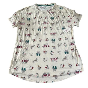 Secret Treasures Camping Nightgown Womens Size 2X/3X Short Sleeve Pajamas Pjs - Picture 1 of 6