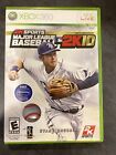 MAJOR LEAGUE BASEBALL 2K10  -  XBOX 360 Game Complete  w/ disc and manuals