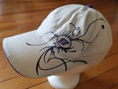 Matt Kenseth #17 Nascar Ladies Hat From Chase Authentics Purple / Khaki - Image 1 of 4