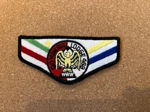 Colorful flap from Lodge 468 black border - Picture 1 of 2