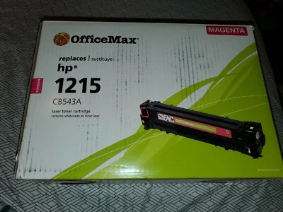 OfficeMax - Replaces HP 1215 CB543A Compatible Laser Toner Cartridge Magenta (D2 - Image 1 of 2