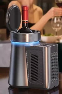 New- Smart Wine Cooler, Single Bottle, Rapid Cooling, Smart Control, LED - Picture 1 of 3