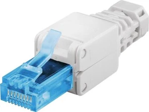 Connecteur RJ45 sans outil, CAT 6A UTP ; connecteur RJ45 sans outil, CAT 6A UTP - Photo 1/3