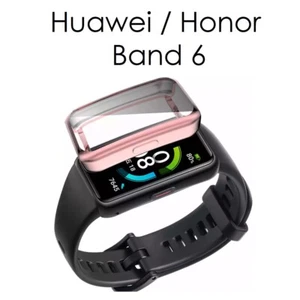 Coque Etui Protection Huawei Honor Band 6 Intégrale TPU Souple pour Or Rose Gold - Photo 1 sur 8