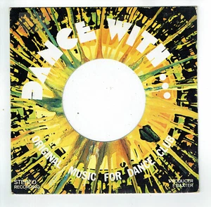 POCHETTE VIDE de Vinyle 45T 7" DANCE WITH ... Original Music For Dance Club - Picture 1 of 2