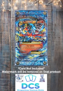 Pokemon M Charizard EX 12/83 Generazioni XY Vetrina Personalizzata Lastra - Foto 1 di 4