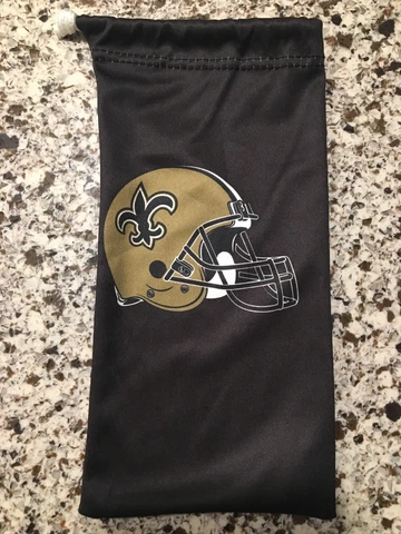New Orleans Saints All In One Sunglasses/Phone Storage Bag/Cleaning Cloth Cover