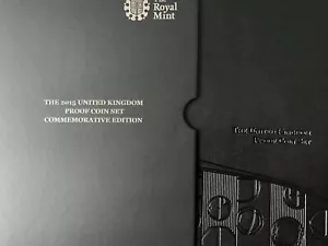 2015 Royal Mint Commemorative Proof Coin Presentation Case NO COINS INCLUDED - Picture 1 of 6