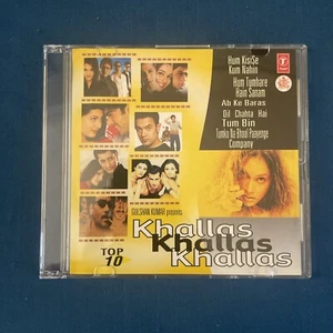 Khallas Top 10 By Various (CD, 2002 T Series) Indian Import Bollywood Music CD - Foto 1 di 3