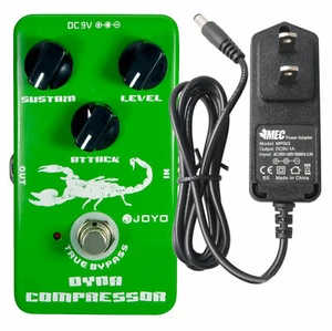 JOYO JF-10 Dynamic Compressor +9V Adapter 1000ma Guitar Effect Pedal True Bypass - Picture 1 of 11