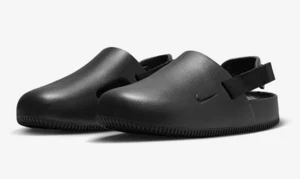 Nuevo en caja Nike Calm Mules para hombre, sandalia cómoda, NEGRA - Imagen 1 de 6