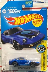 2016 HOT WHEELS NISSAN FAIRLADY Z, #9/10 HW SPEED GRAPHICS, EA NEED FOR SPEED - Picture 1 of 6