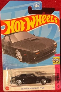 HOT WHEELS '89 MAZDA SAVANNA RX-7 FC35 BLACK 51/250. SEE COMBINED  OFFERS! - Picture 1 of 1
