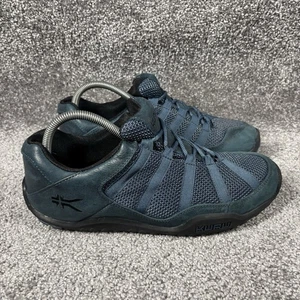 Kuru Schuhe Damen 10 Chicane blau schwarz Leder Wandern Walking Sneaker - Bild 1 von 10
