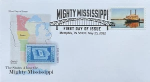 Goodman's Art Cachet 5698 Estados entre el poderoso río Mississippi Iowa - Imagen 1 de 1