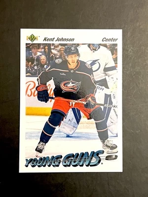 Kent Johnson 1991-92 Young Guns Retro Achievement Rookie RC 2022-23 Series 2 - Image 1 of 2