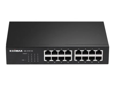 Edimax GS-1016 V2 Gestito Gigabit Ethernet (10/100/1000) Full duplex Montaggio Foto 1 de 4