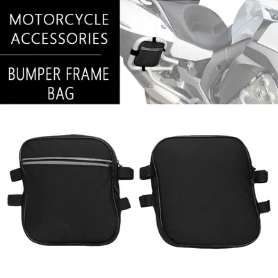 Motorcycle Black Bumper Frame Bag For BMW R 1200 RT R1200RT K 1600 GT K1600GTL Foto 1 de 4